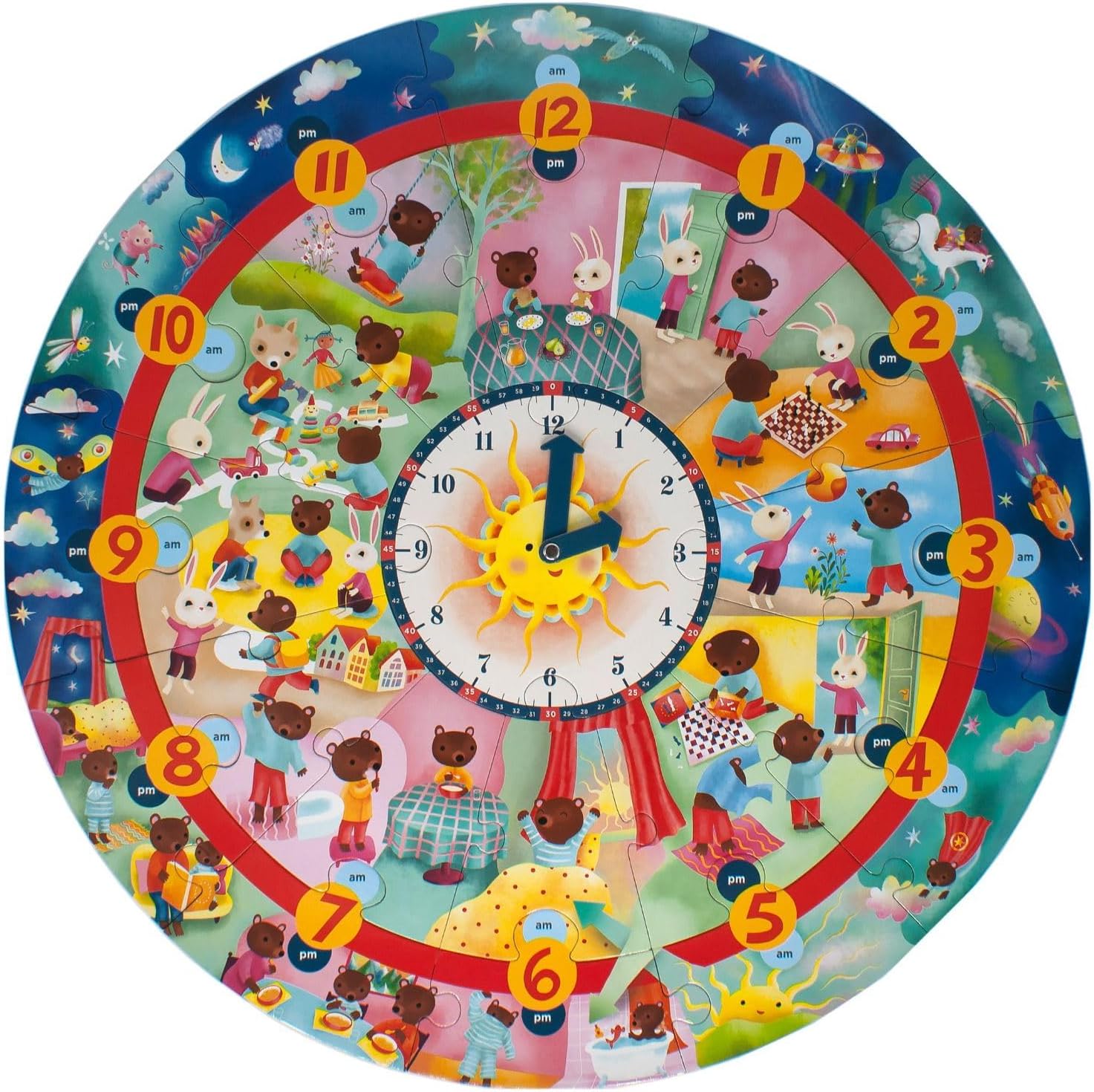 Around The Clock Jigsaw Puzzle 25pc