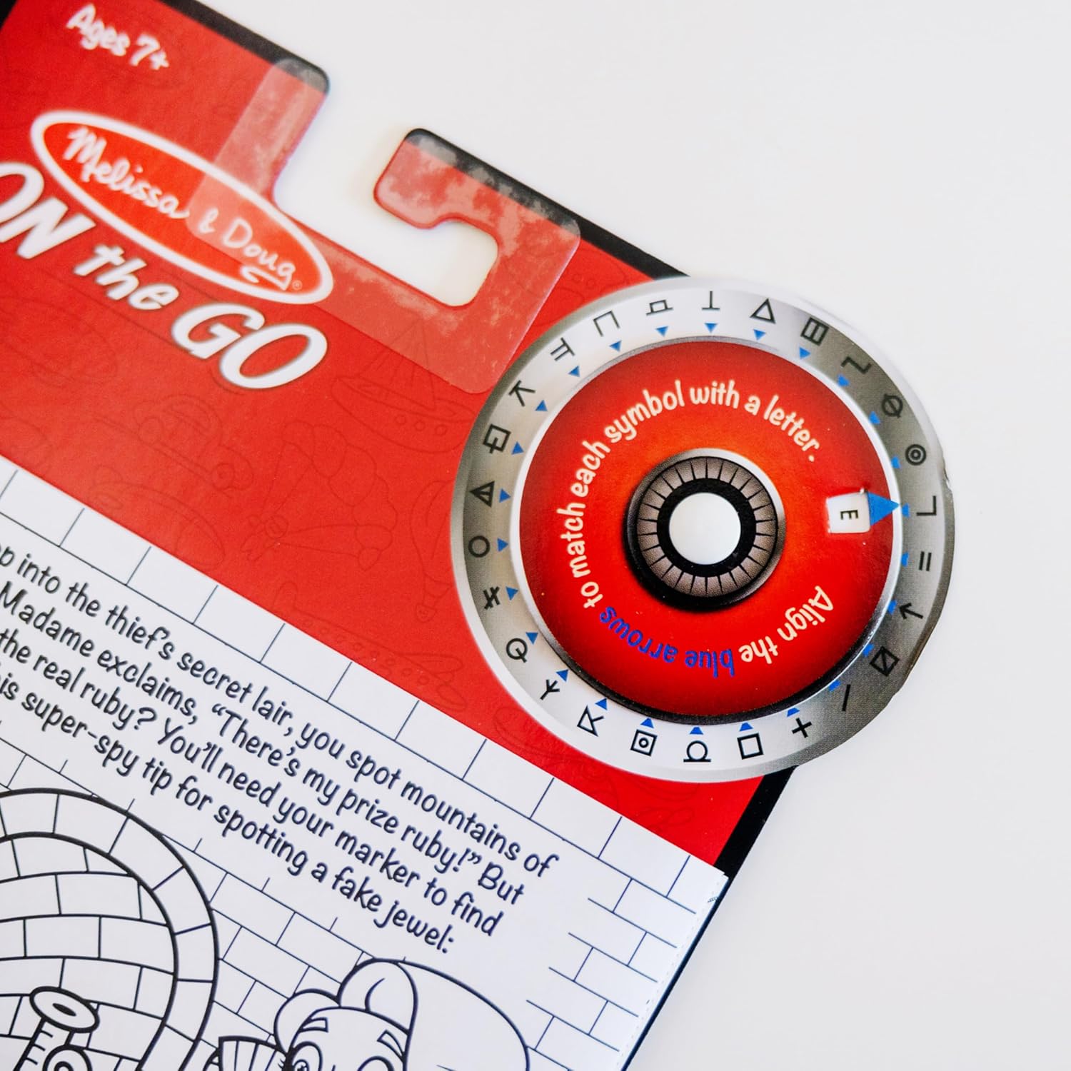 On The Go Secret Decoder Activity Book - The Case of The Runaway Ruby