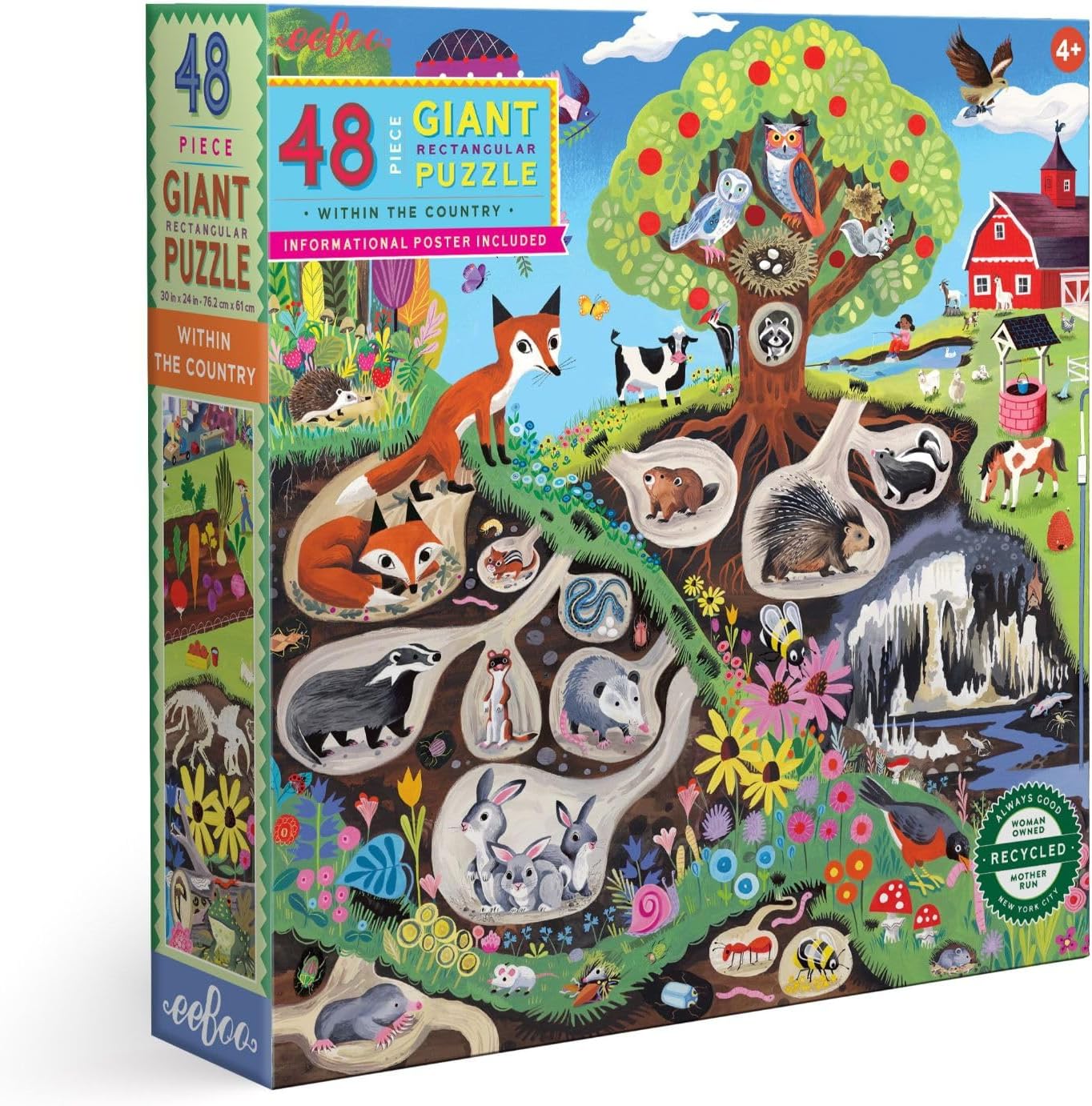 Within The Country Floor Puzzle 48pc