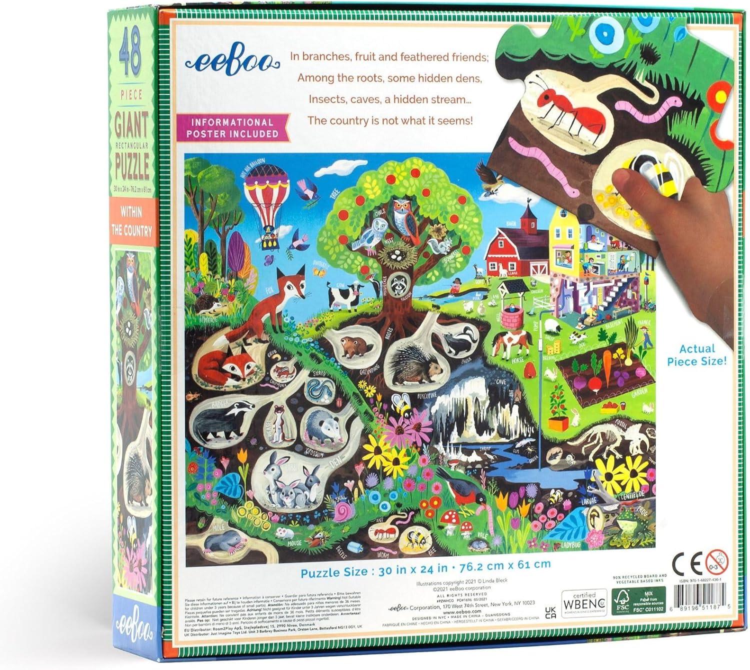 Within The Country Floor Puzzle 48pc