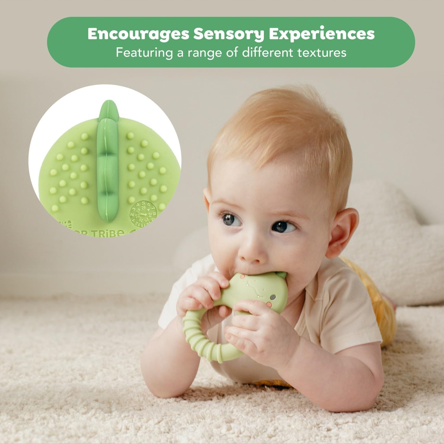 Dino Silicone Teether