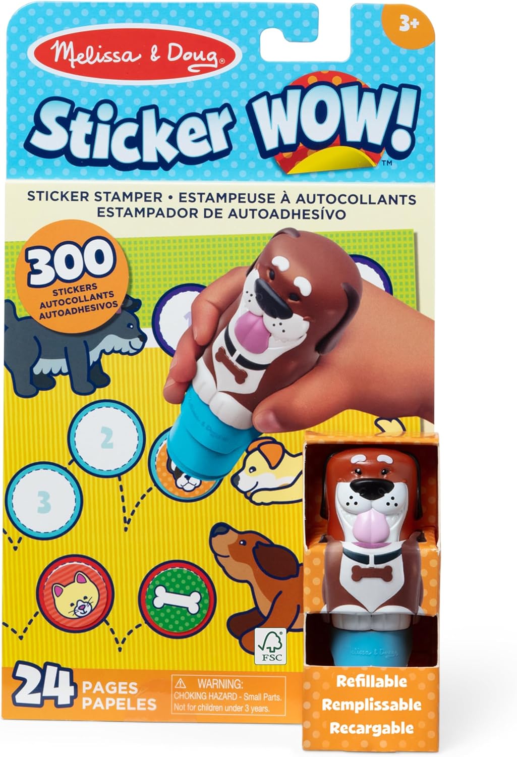 Sticker Wow! 24-Page Activity Pad and Sticker Stamper - Dog