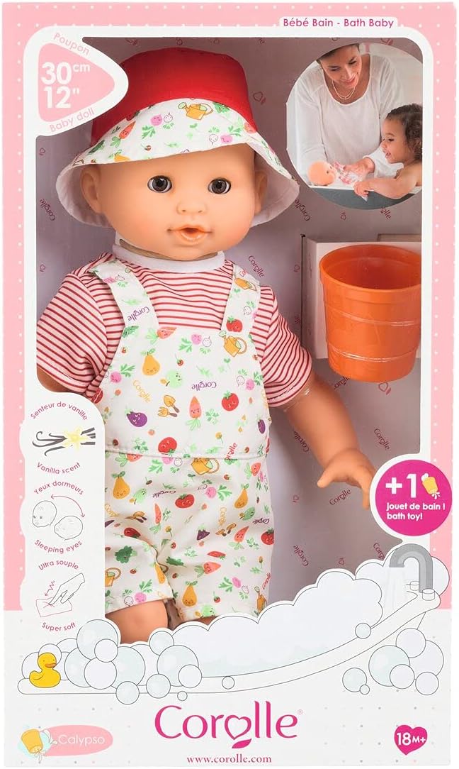Corolle Bebe Bath Calypso Garden Delights Doll 12"