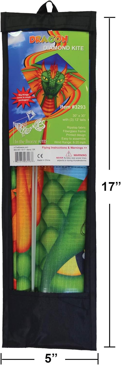 Dragon 30" Diamond Kite