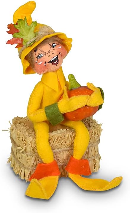 Annalee Haybale Elf Fall Decoration 9"