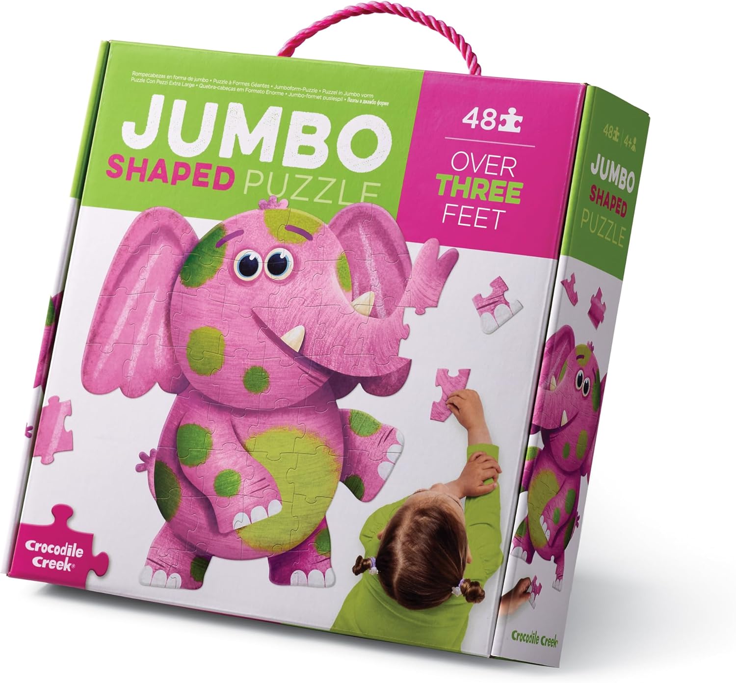 Jumbo Elephant Floor Puzzle 48pc