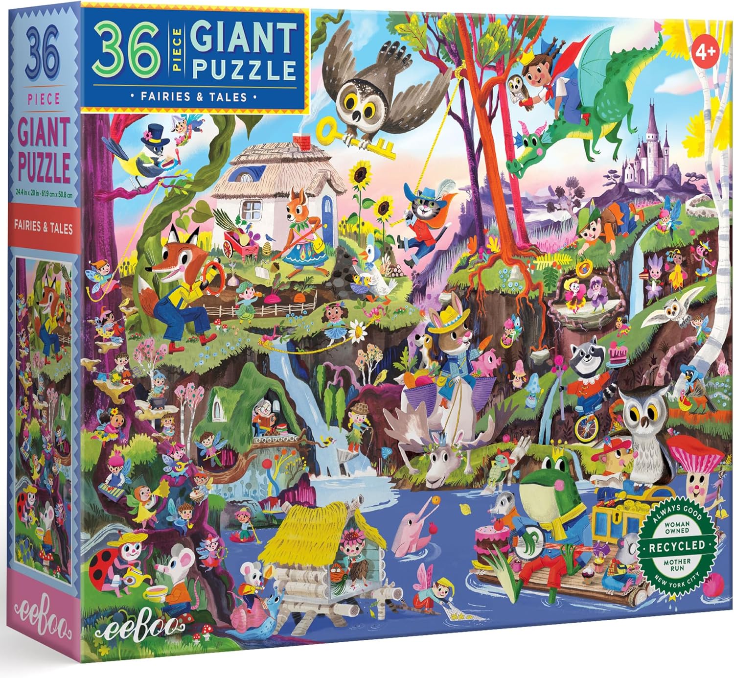 Fairies & Tales Floor Puzzle 36pc