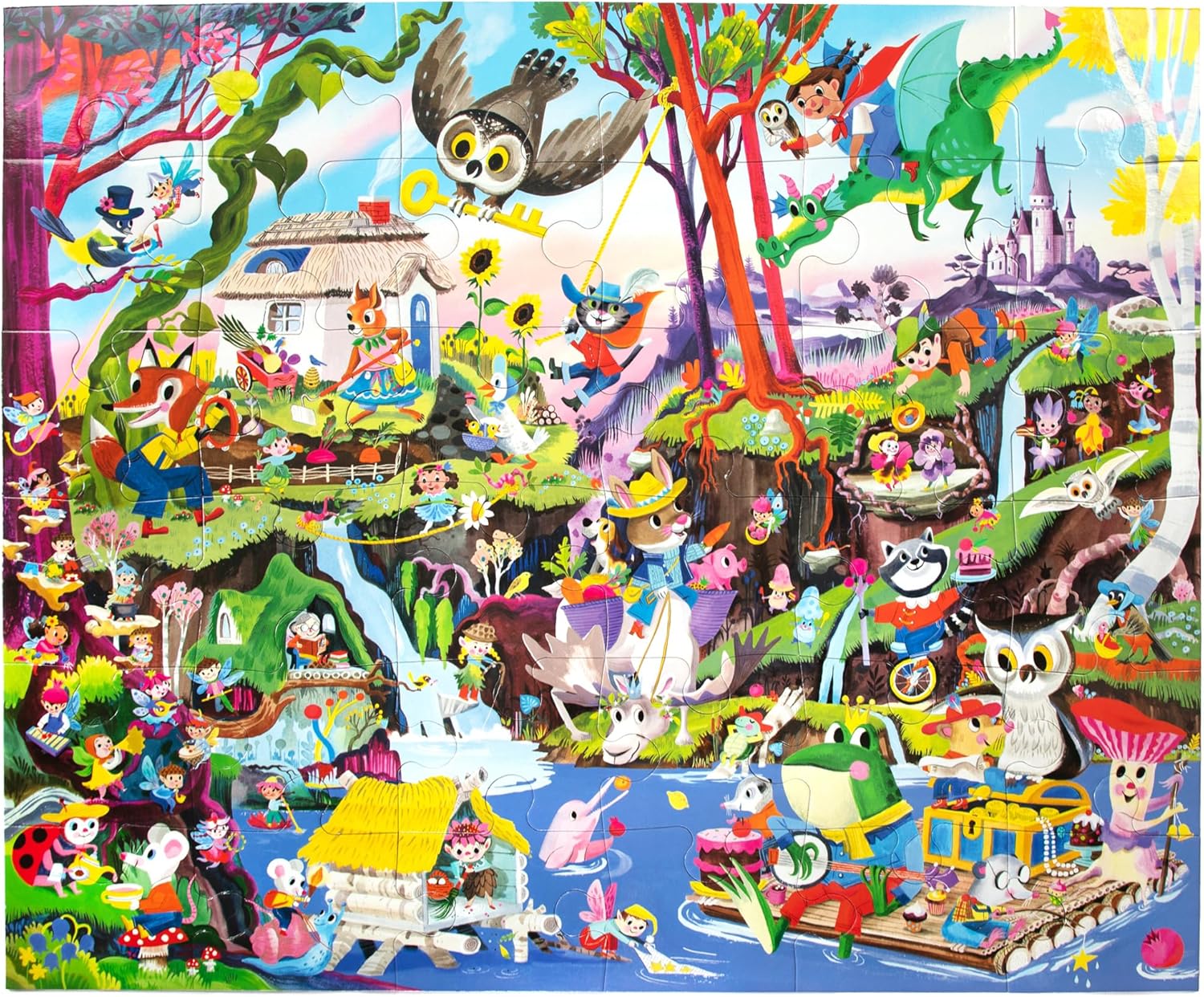 Fairies & Tales Floor Puzzle 36pc