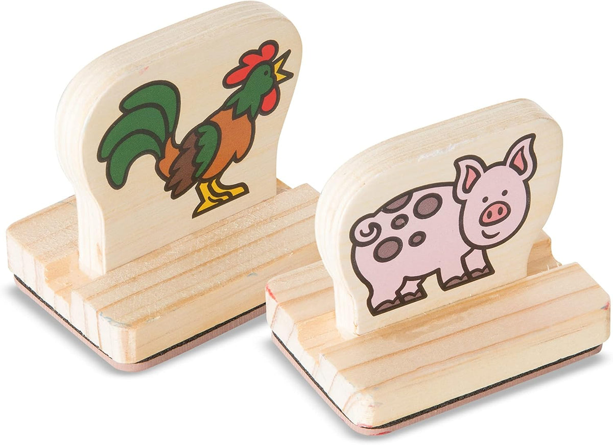 My First Wooden Stamp Set - Farm Animals