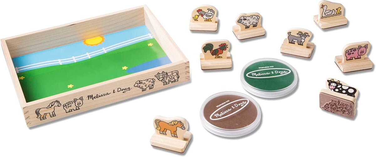 My First Wooden Stamp Set - Farm Animals