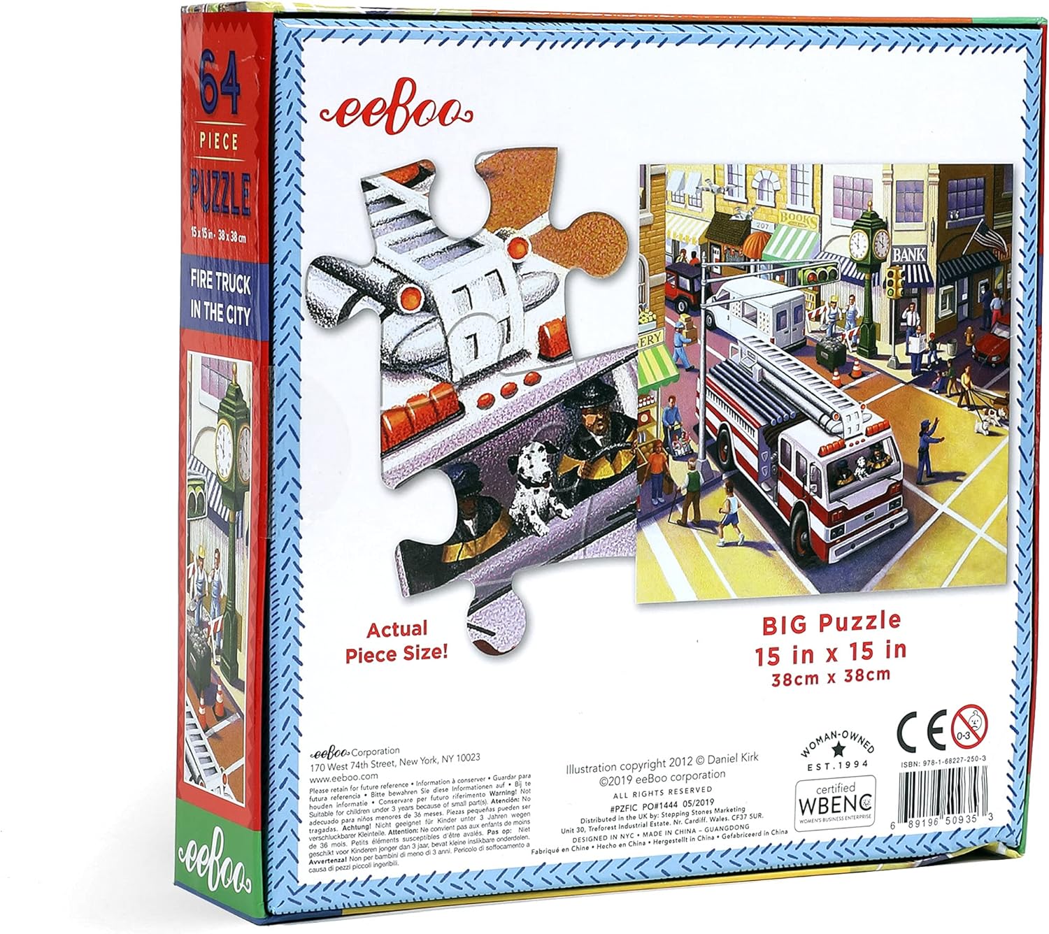 Fire Truck in the City 64pc Puzzle