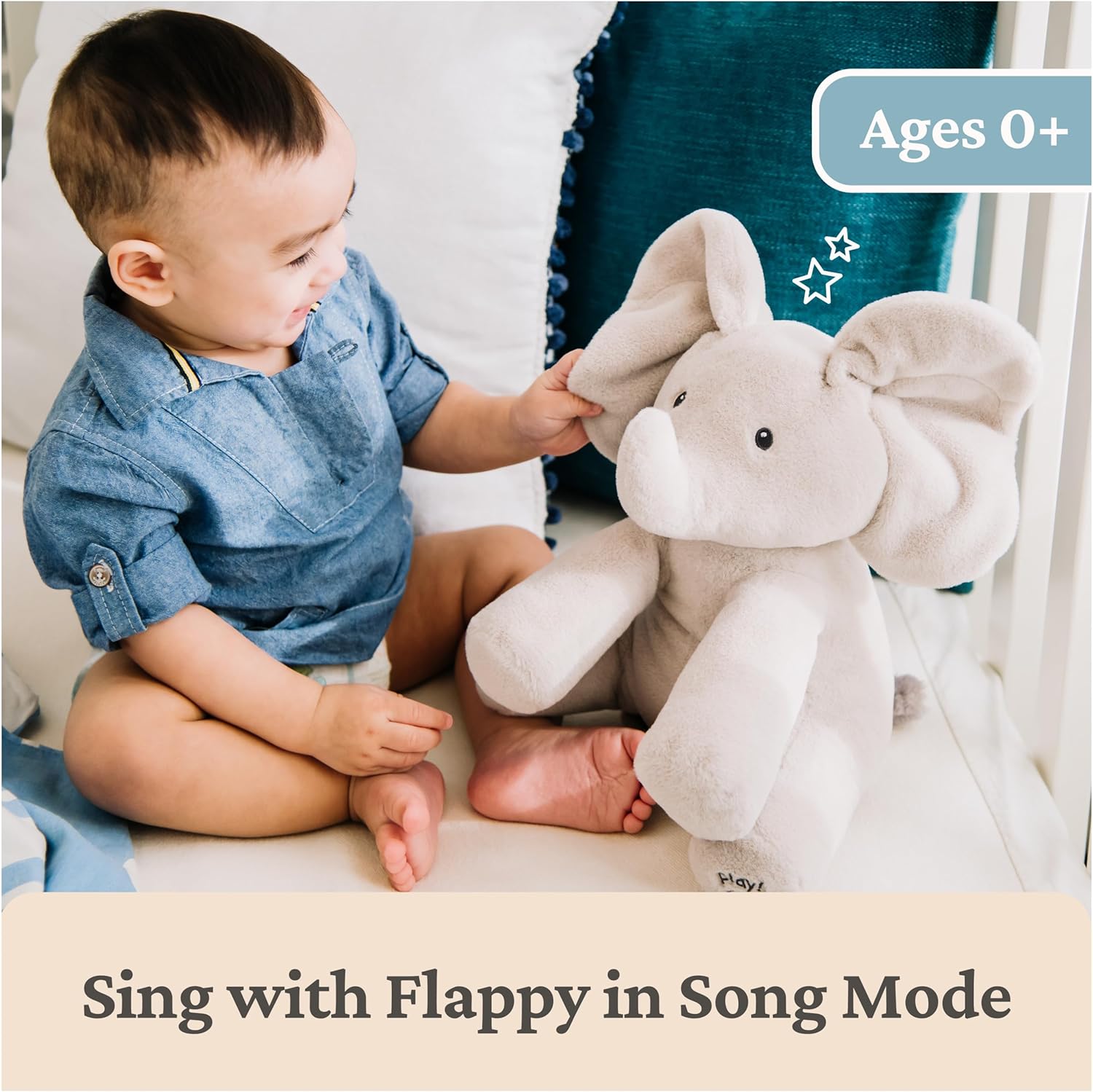 Animated Flappy the Elephant Plush 12"