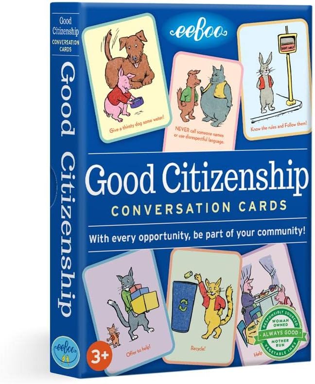 Good Citizenship Conversation Flash Cards