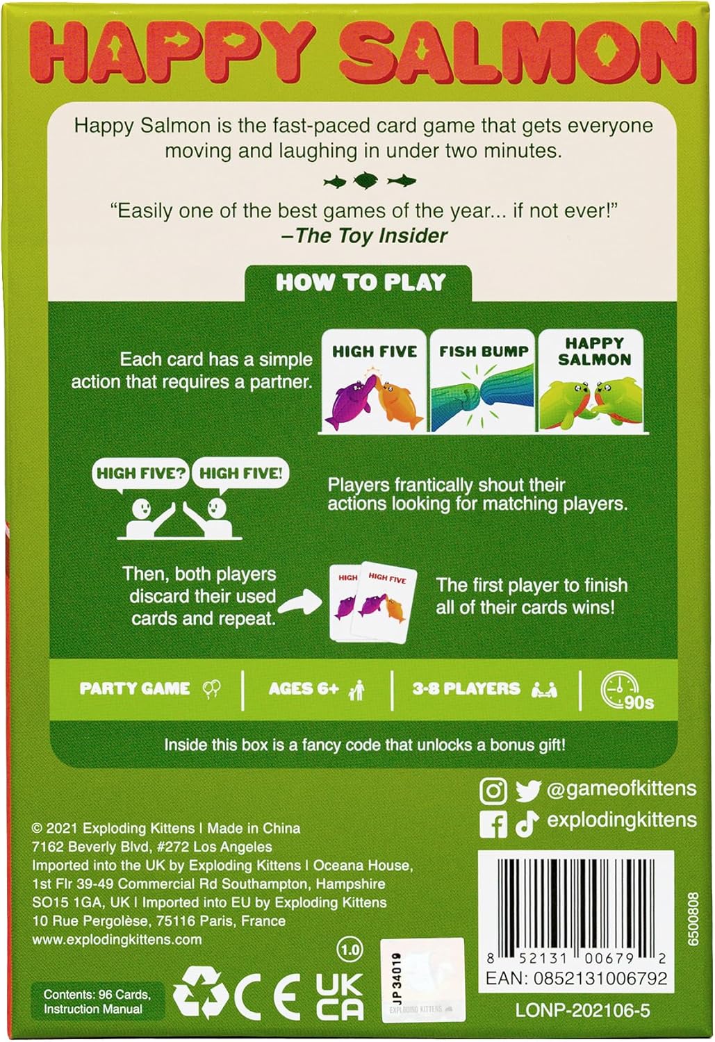 Happy Salmon Card Game