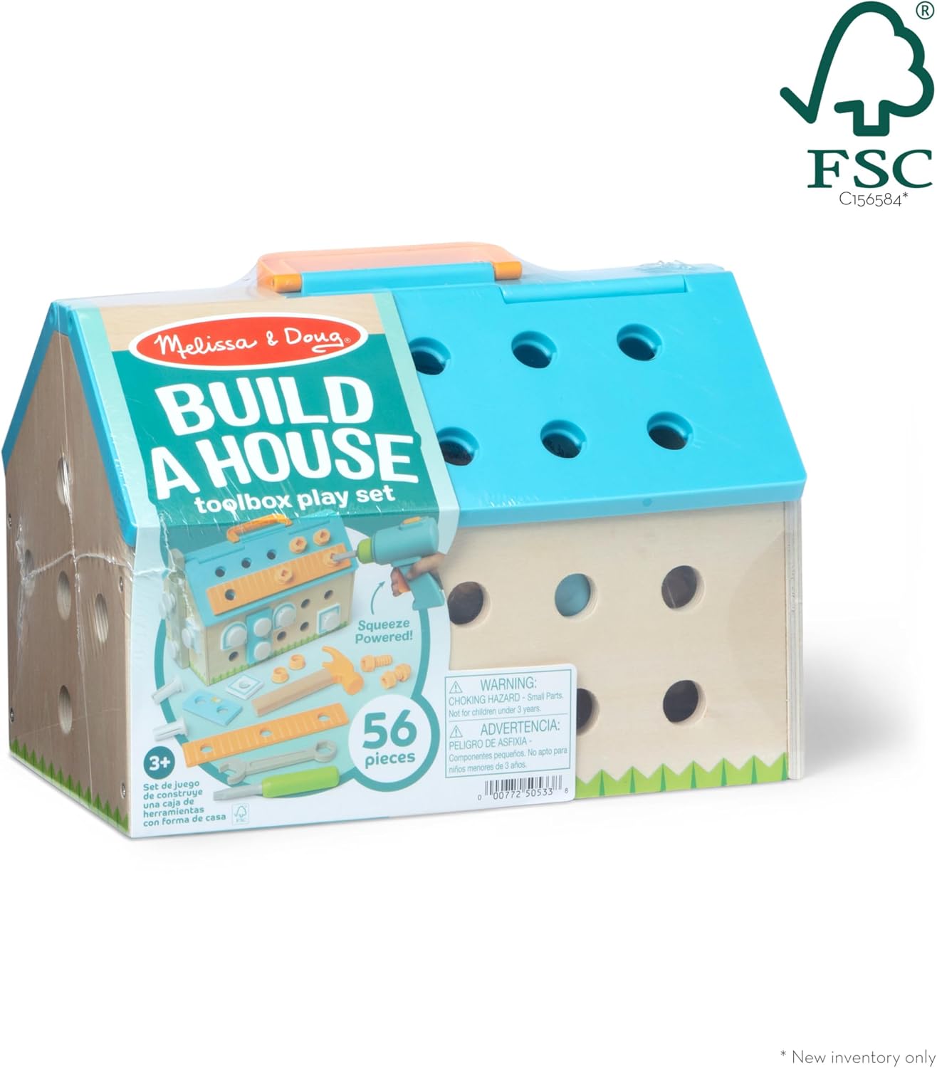 Build A House Toolbox Play Set