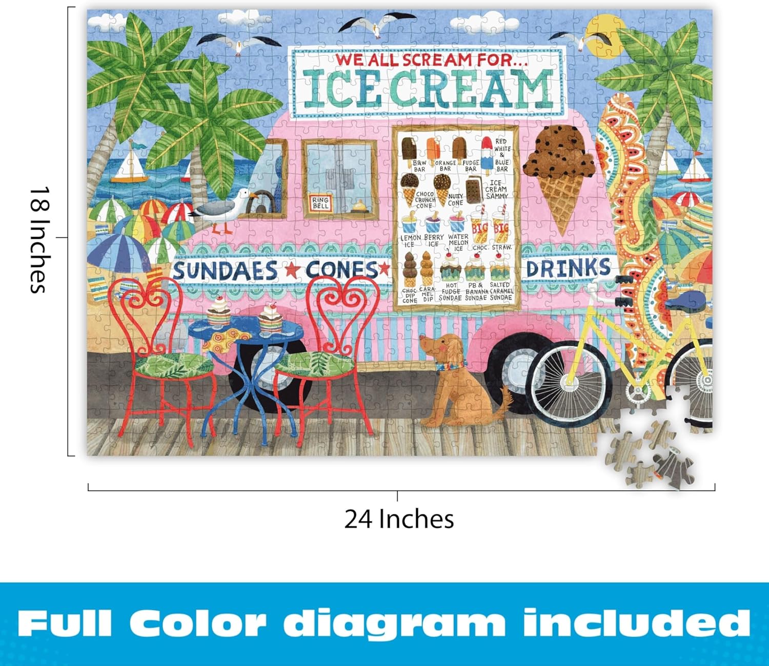 Ice Cream Truck 500pc Puzzle