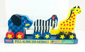 Pull-Along Zoo Animals