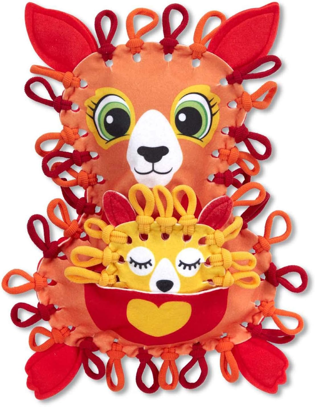 Loop It! Cuddly Kangaroos Beginner Craft Kit – Felt Kangaroo and Baby Joey