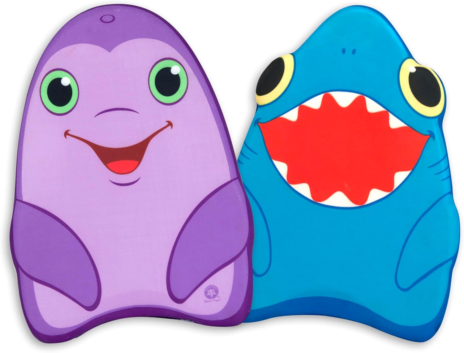 Sunny Patch Dolphin and Shark Kickboards - Learn-to-Swim Pool Toys