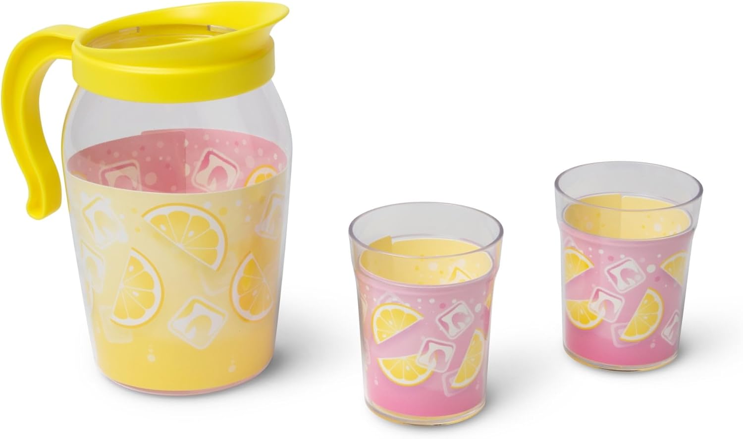 Lemonade Pretend Play Food and Drink Toy Set with Pitcher and Glasses
