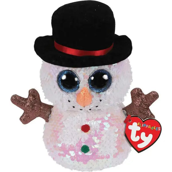 Ty Flippables Melty The Snowman 6"