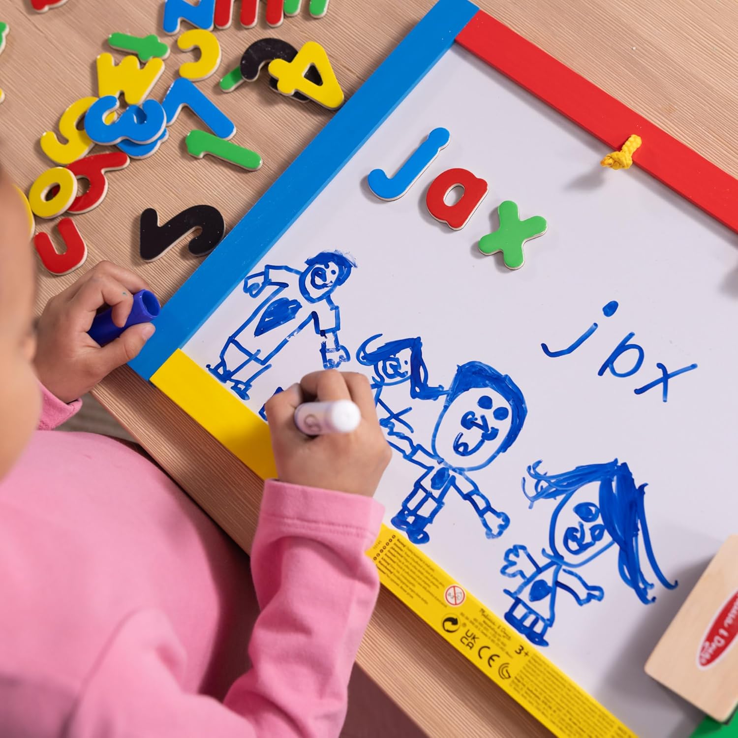 Magnetic Chalkboard/Dry Erase Board With Numbers & Letters (Lowercase)