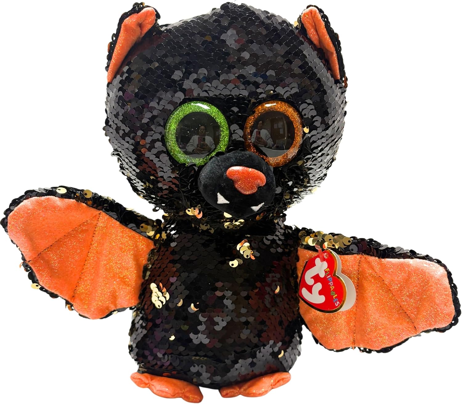 Ty Flippables Omen The Bat 9"