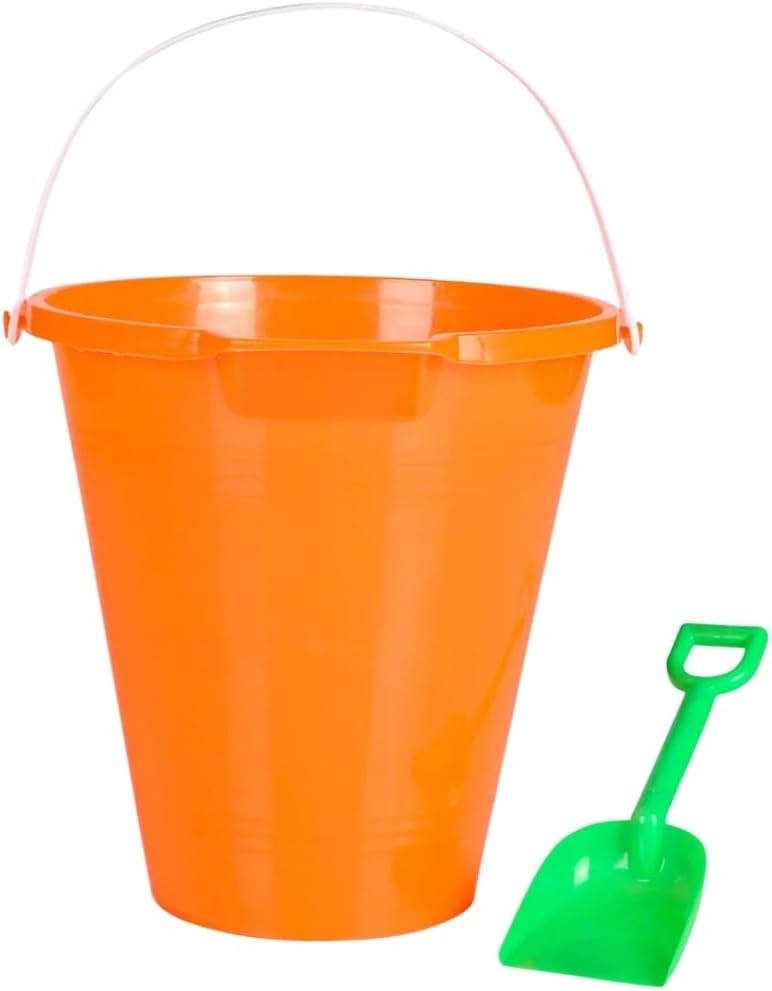 8" Pail & Shovel Assorted Colors