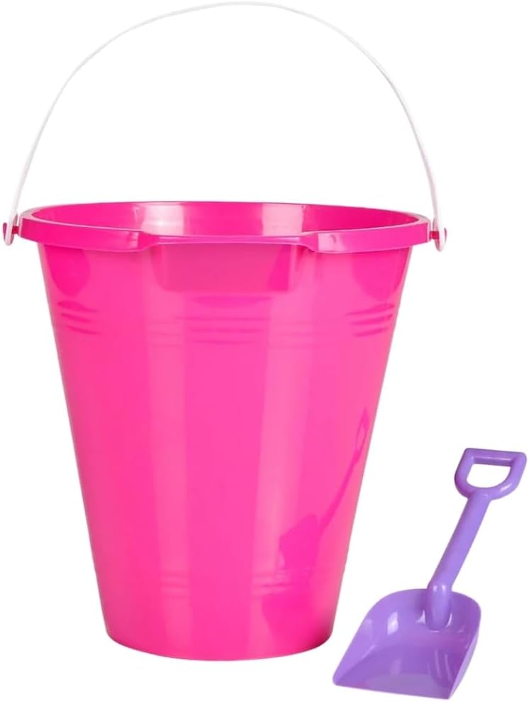 8" Pail & Shovel Assorted Colors
