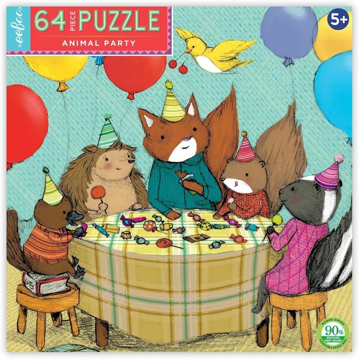 Animal Party 64pc Puzzle