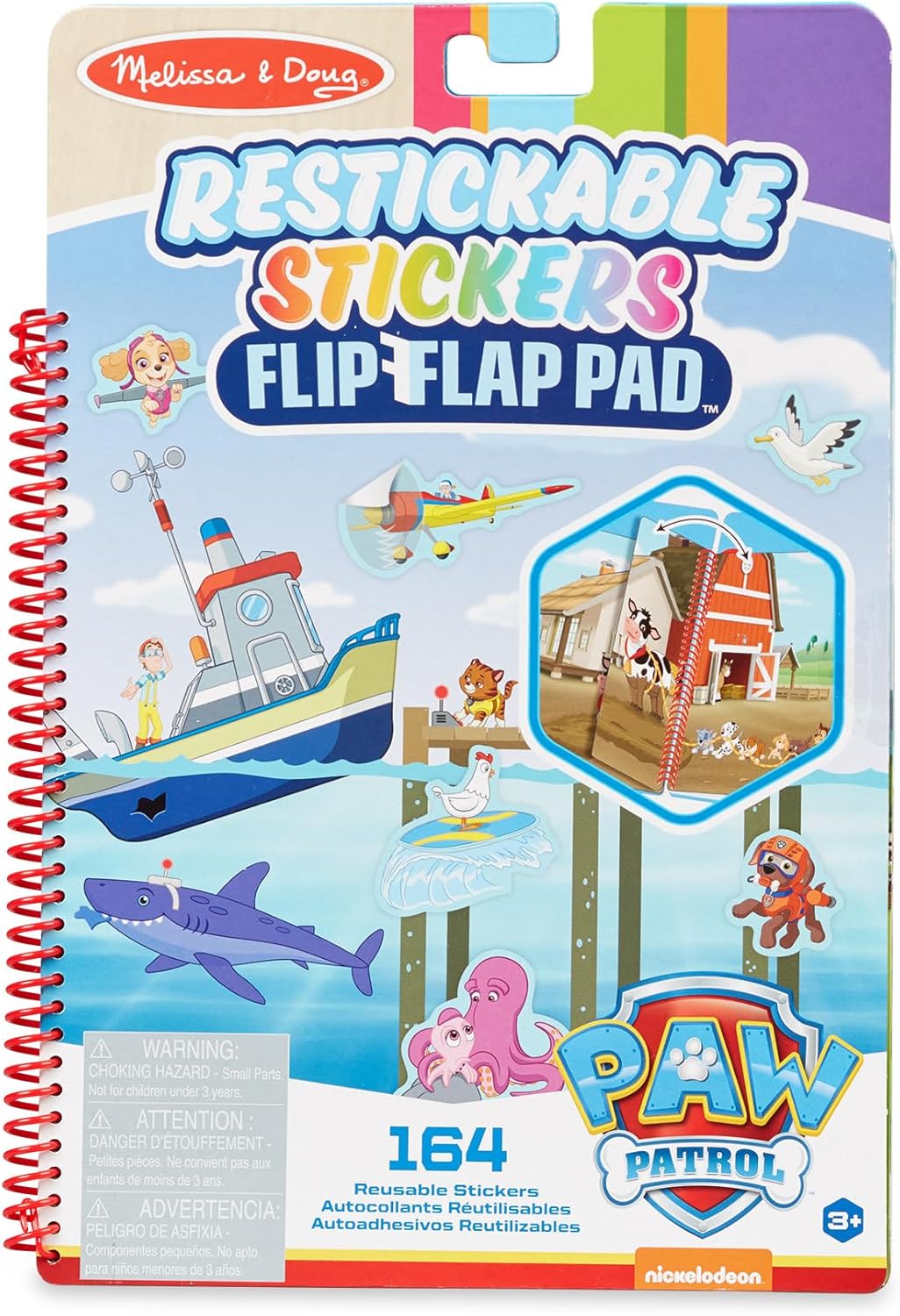 PAW Patrol Reusable Stickers Adventure Bay