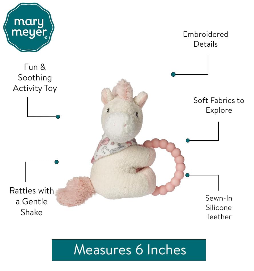 Giddy Up Pony Teether Rattle – 6″