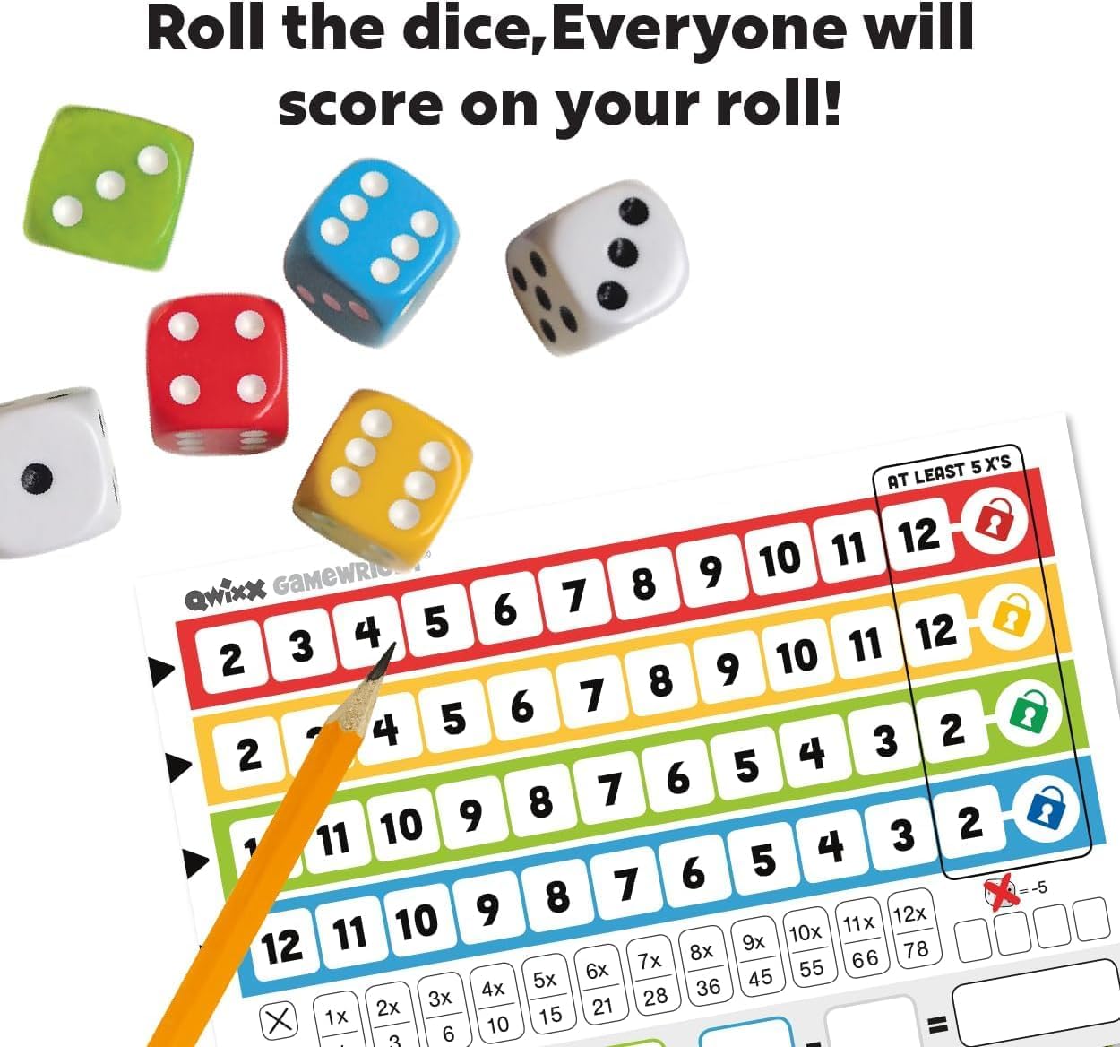 Qwixx Fast Family Dice Game