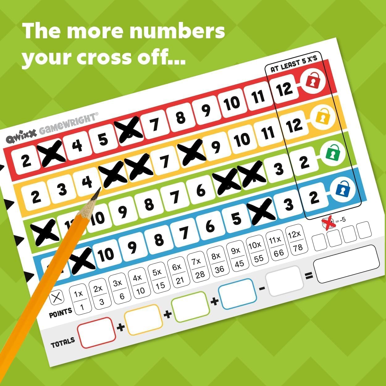 Qwixx Fast Family Dice Game