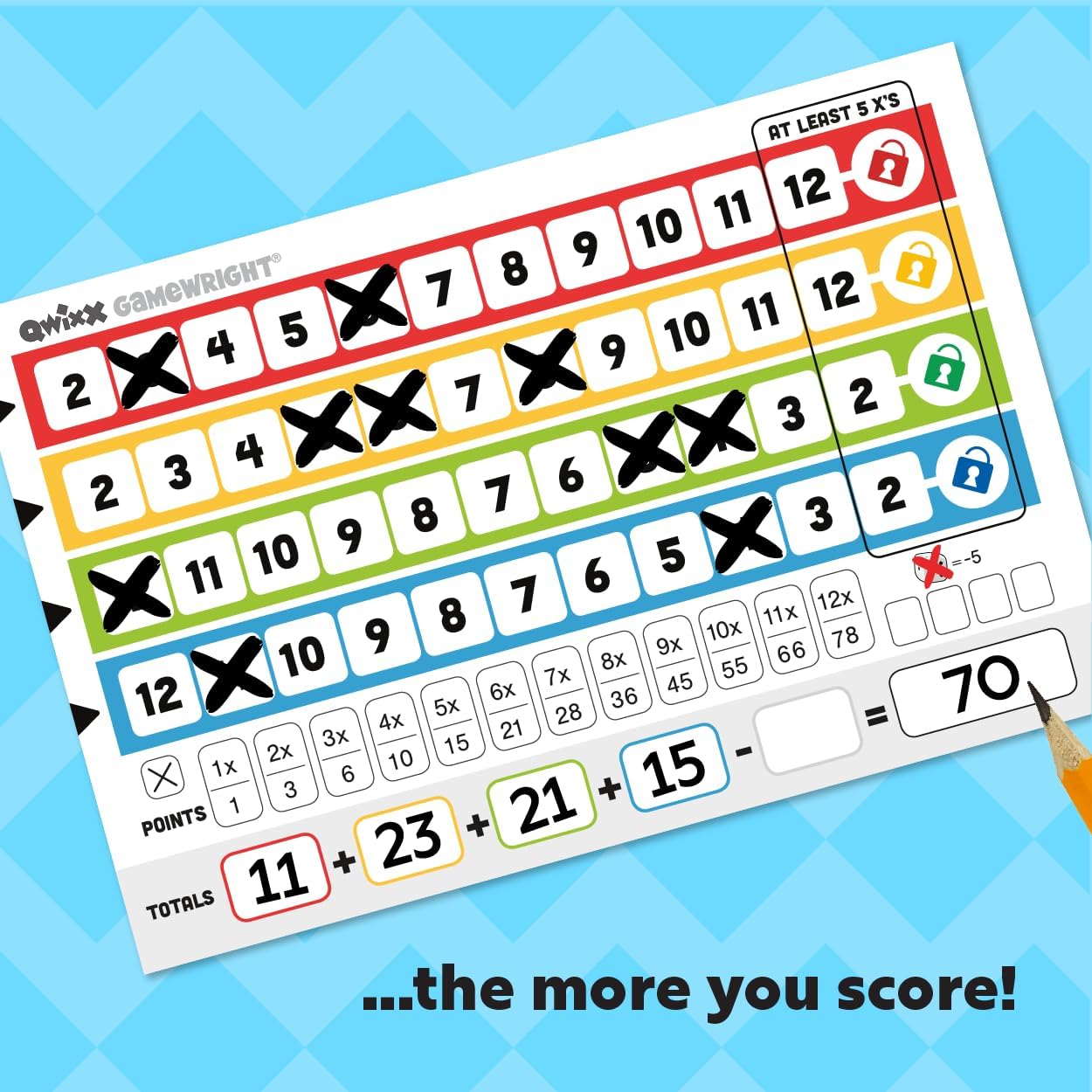 Qwixx Fast Family Dice Game