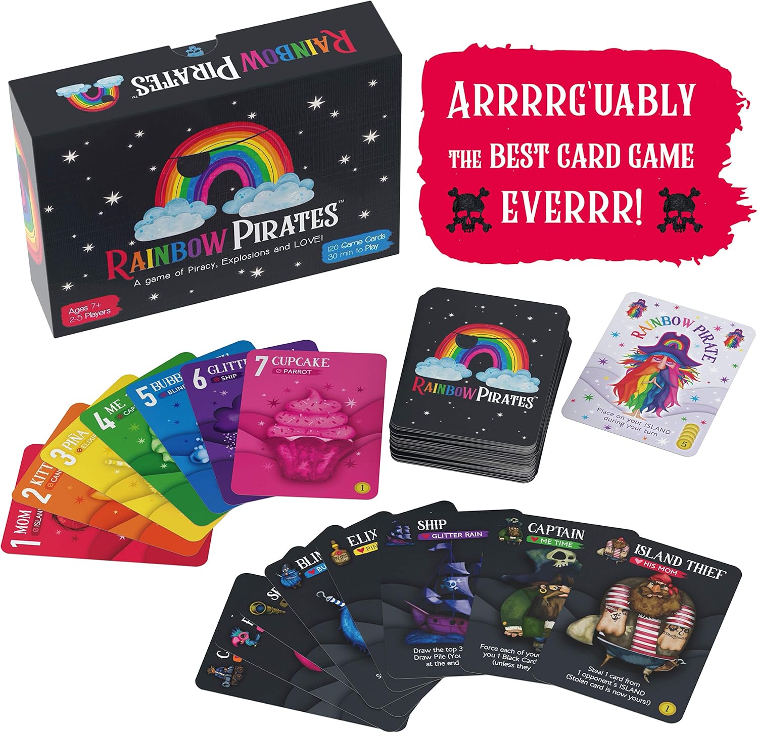 Rainbow Pirates Card Game