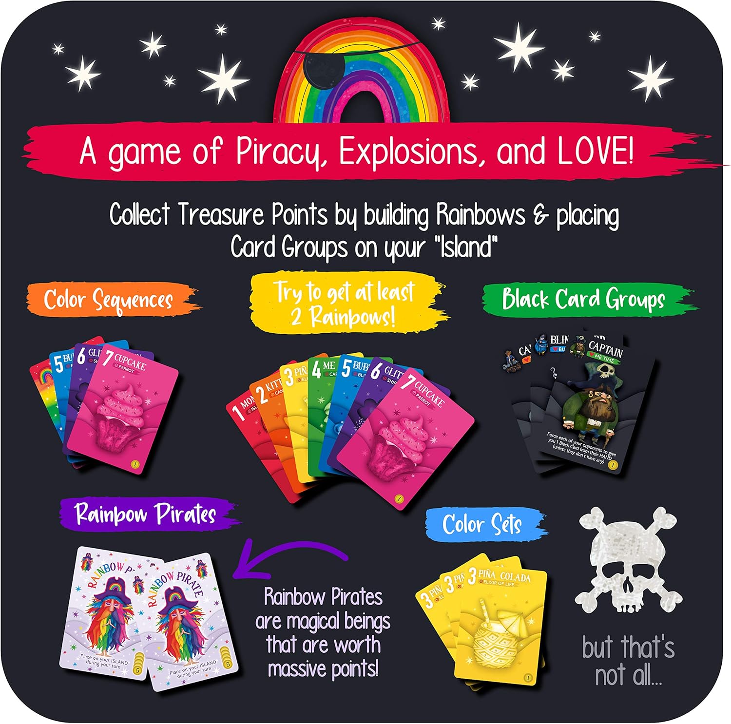 Rainbow Pirates Card Game