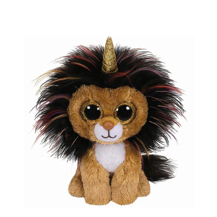 Ty Beanie Boo Ramsey The Unicorn Lion 6"