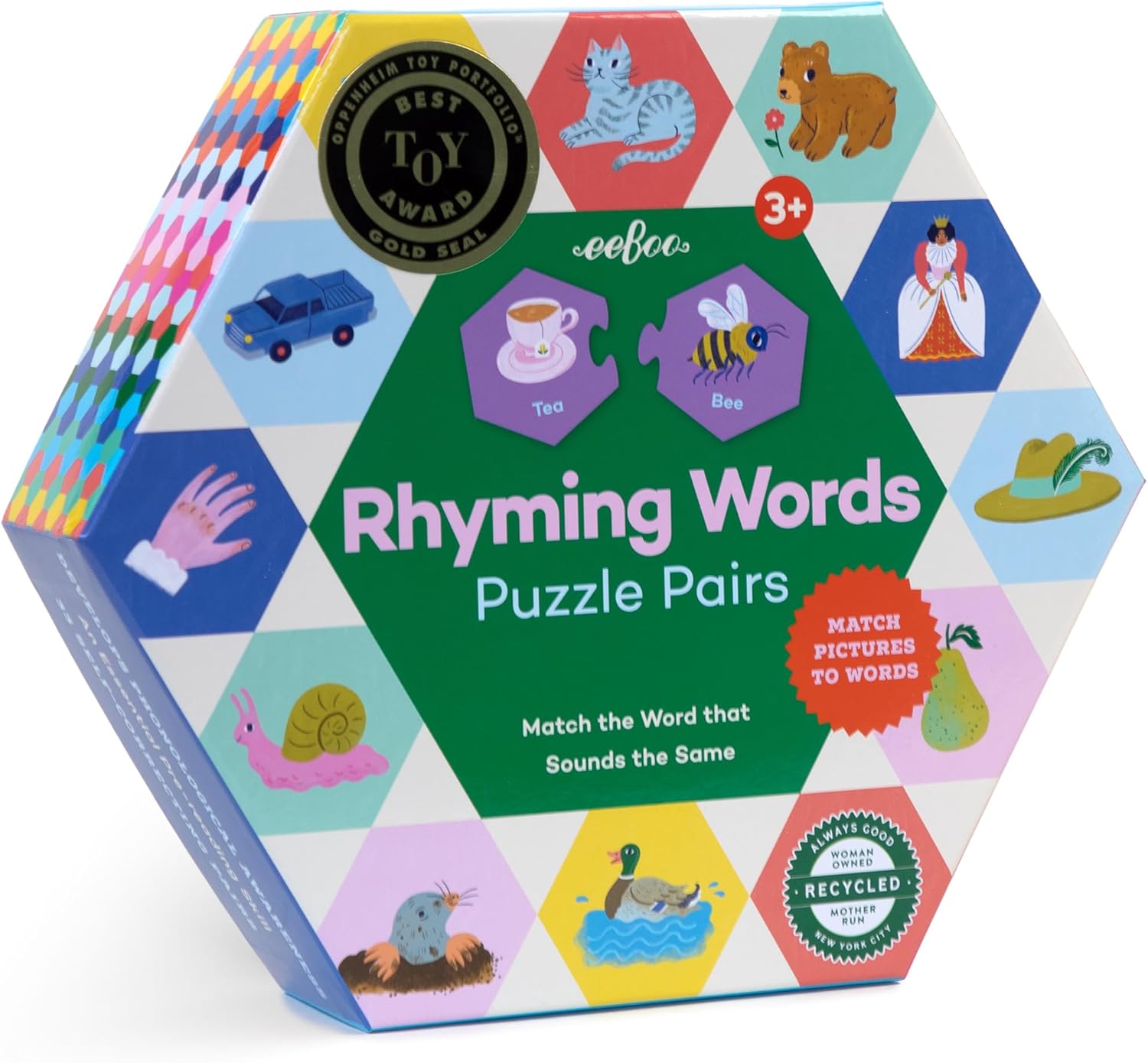 Rhyming Words Puzzle Pairs