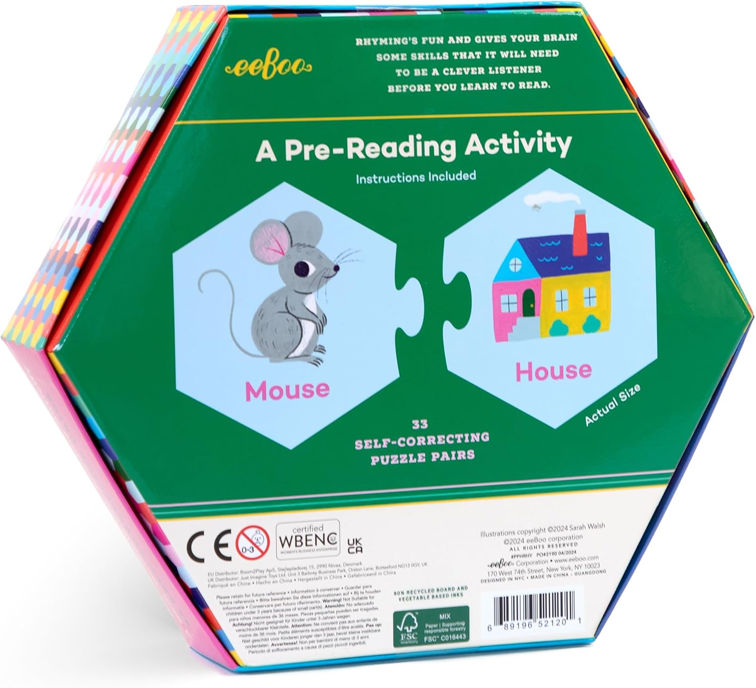 Rhyming Words Puzzle Pairs