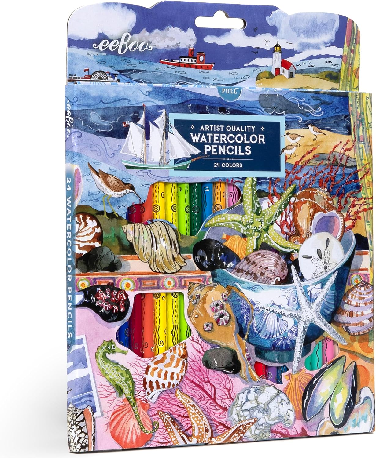 Watercolor Pencils 24pc - Seashell