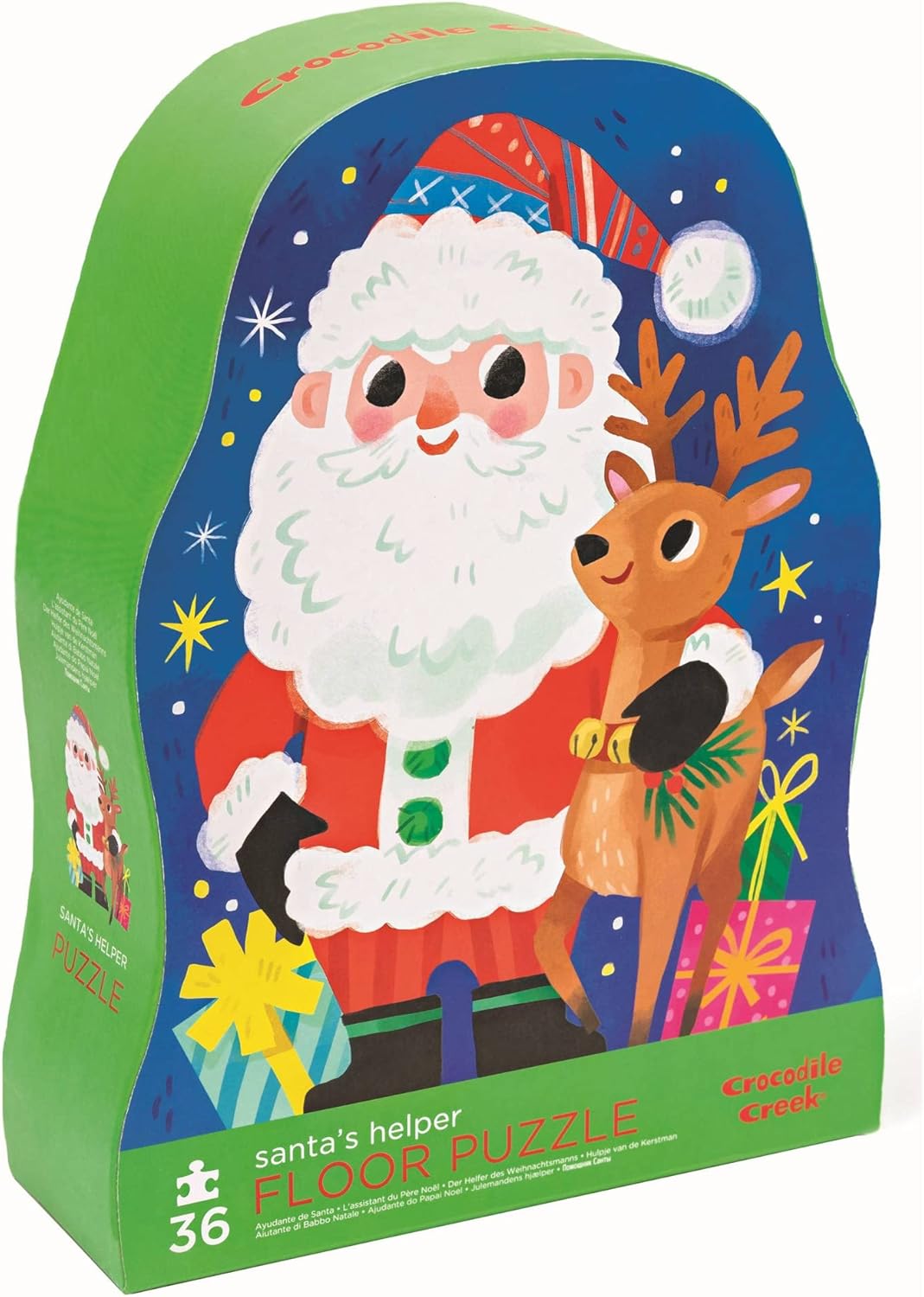 Santas Flying Reindeer Puzzle Box 36pc
