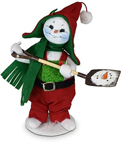 Annalee 9" Very Merry Snowman with Shovel