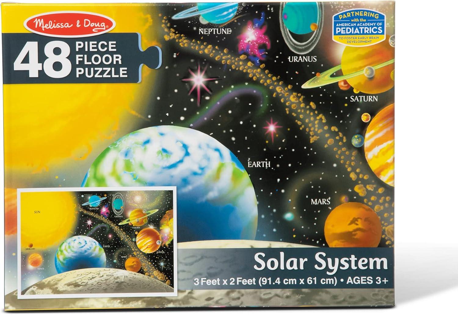 Solar System Floor Puzzle - 48 Pieces