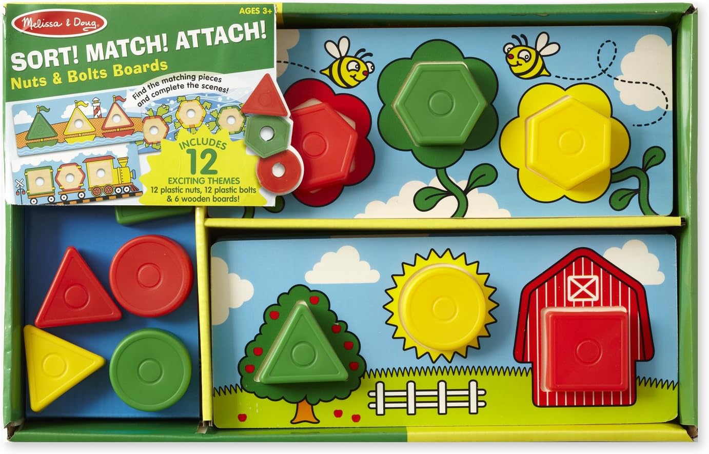 Sort! Match! Attach! Nuts and Bolts Boards