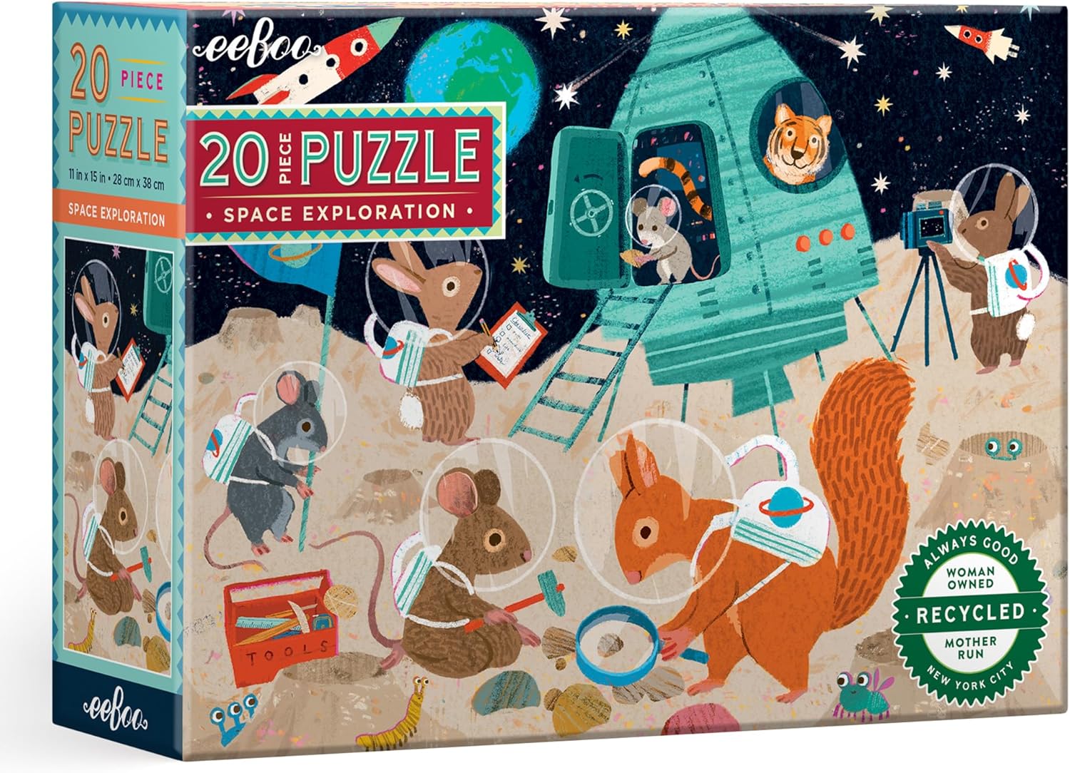 Space Exploration Puzzle 20pc