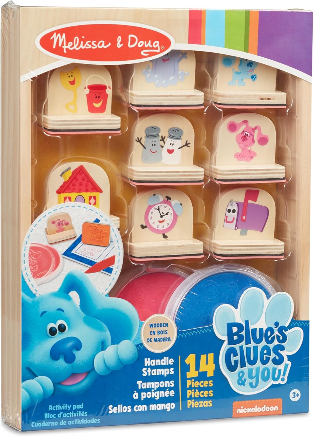 Blue's Clues & You! Wooden Handle Stamps and Activity Pad