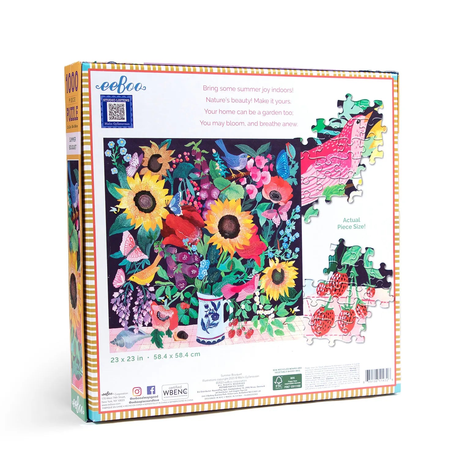 Summer Bouquet Puzzle 1000pc