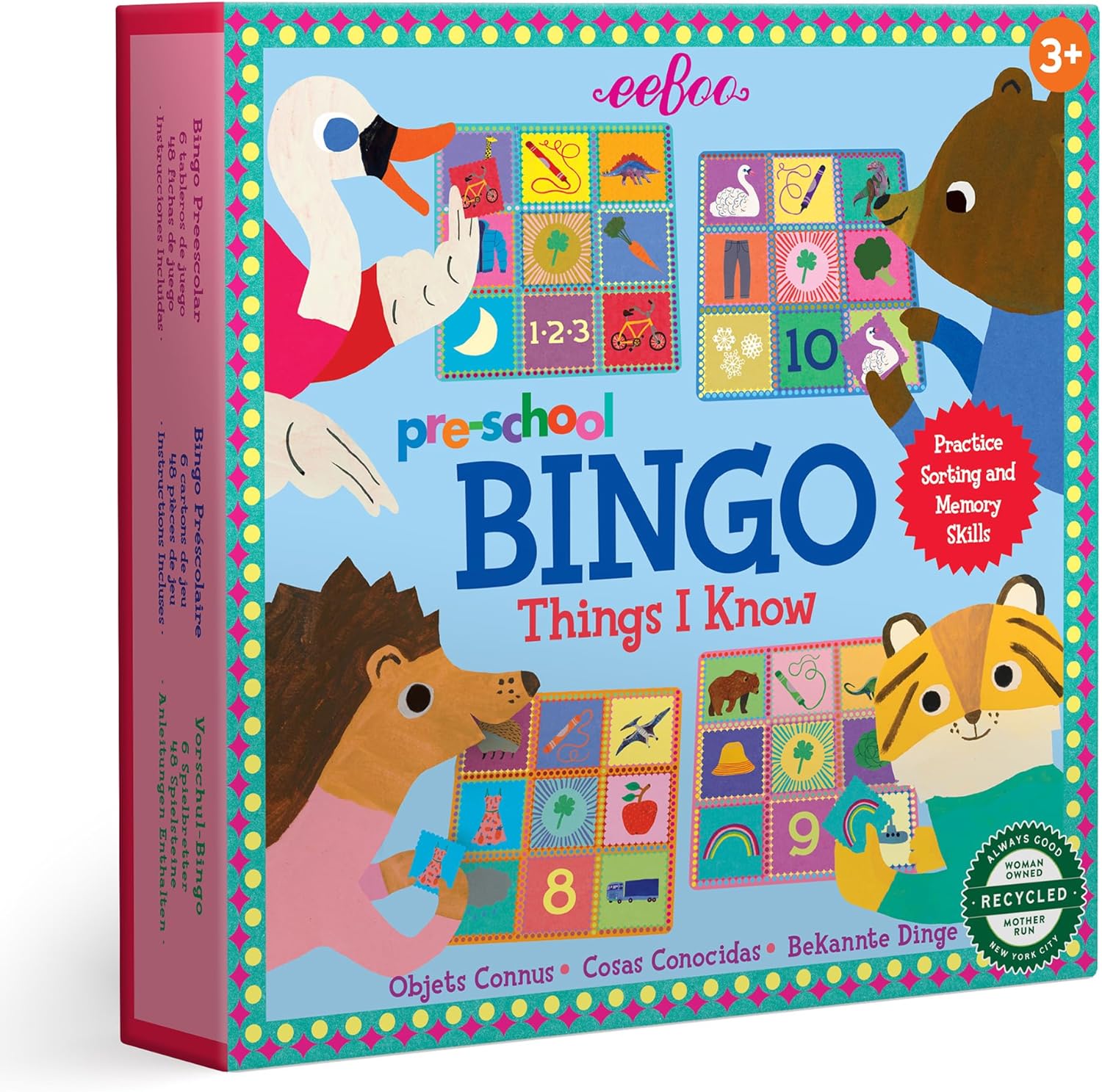 Preschool Bingo Things I Know