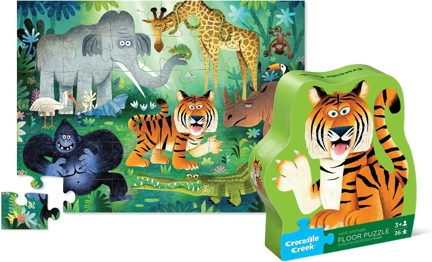 Wild Animals 36pc Floor Puzzle